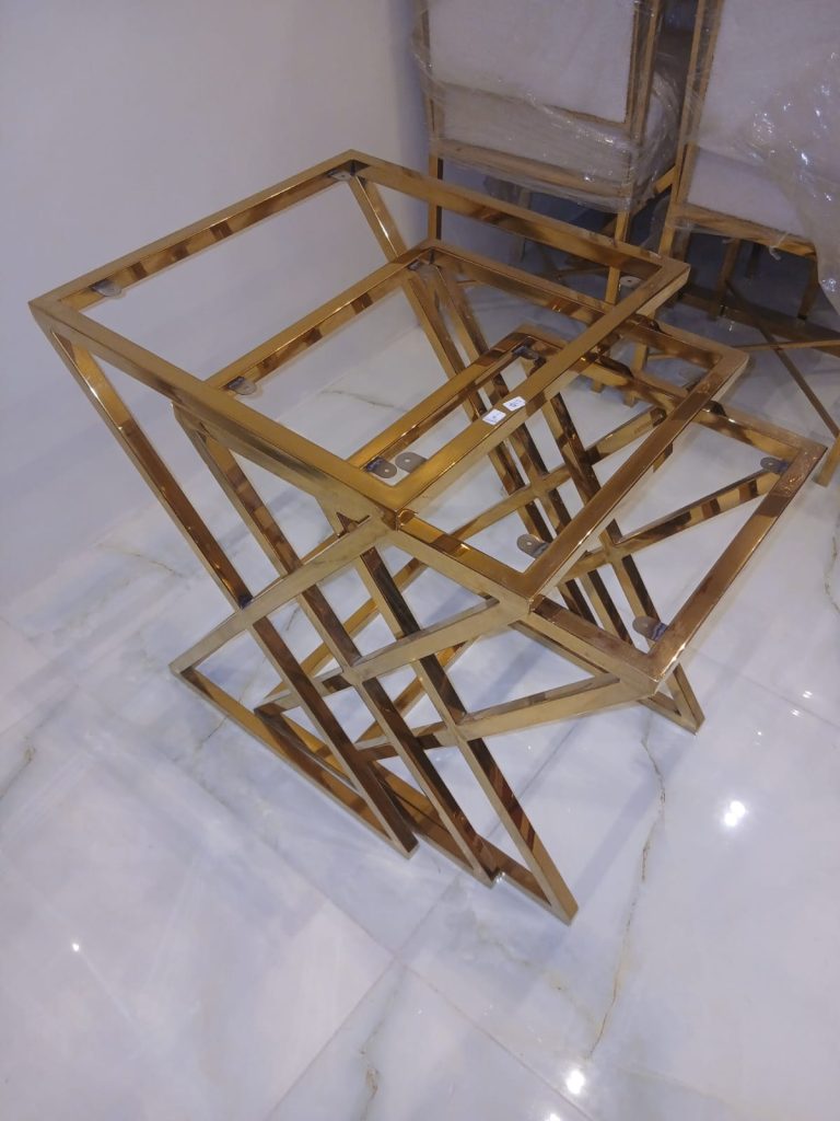 طقم ترابيزة 3 قطع مربع