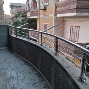 بلكونة فضي استانلس 304